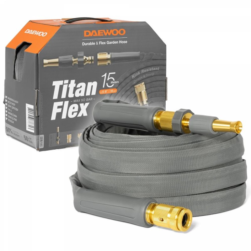 8800356878313HOSE WATERING TITANFLEX 15M/5/8" DWH 9122 DAEWOO
