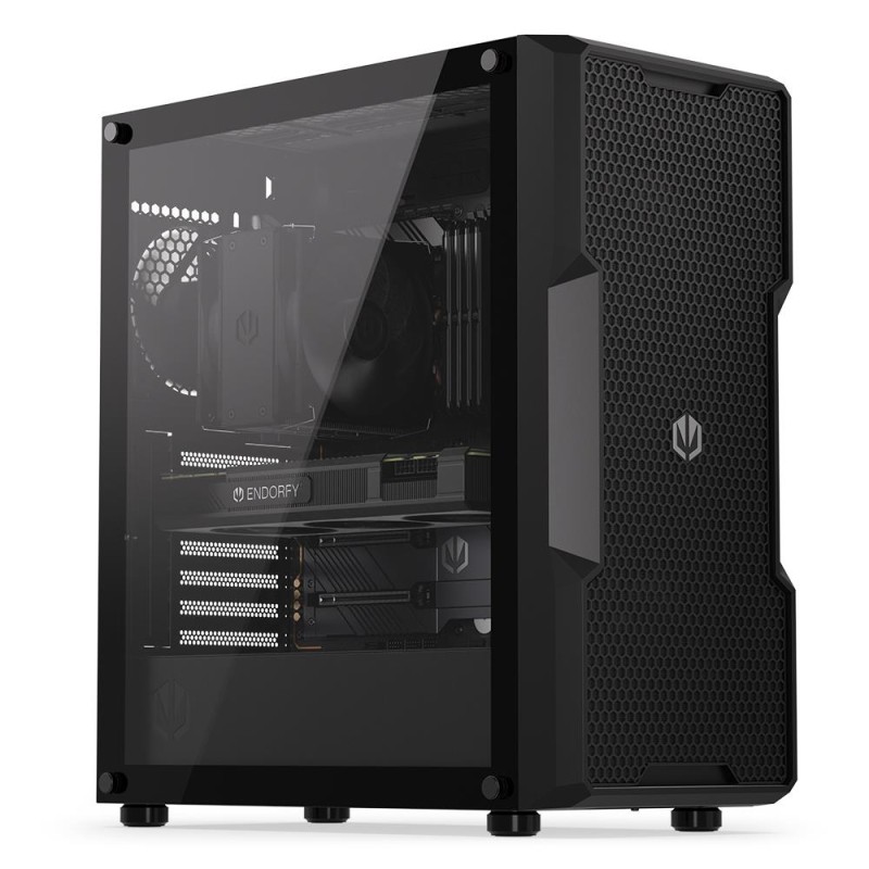 5903018666273Case|ENDORFY|Regnum 400 Air|MidiTower|Case product features Transparent panel|Not included|ATX|MicroATX|MiniITX|Colour Black|EY2