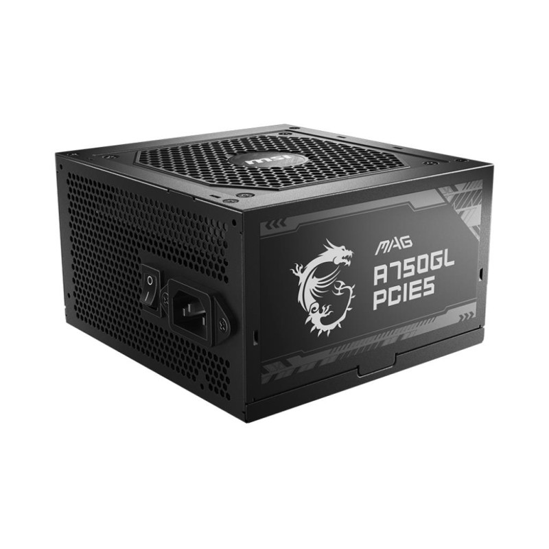 4711377084284Power Supply|MSI|750 Watts|Efficiency 80 PLUS GOLD|PFC Active|MAGA750GLPCIE5