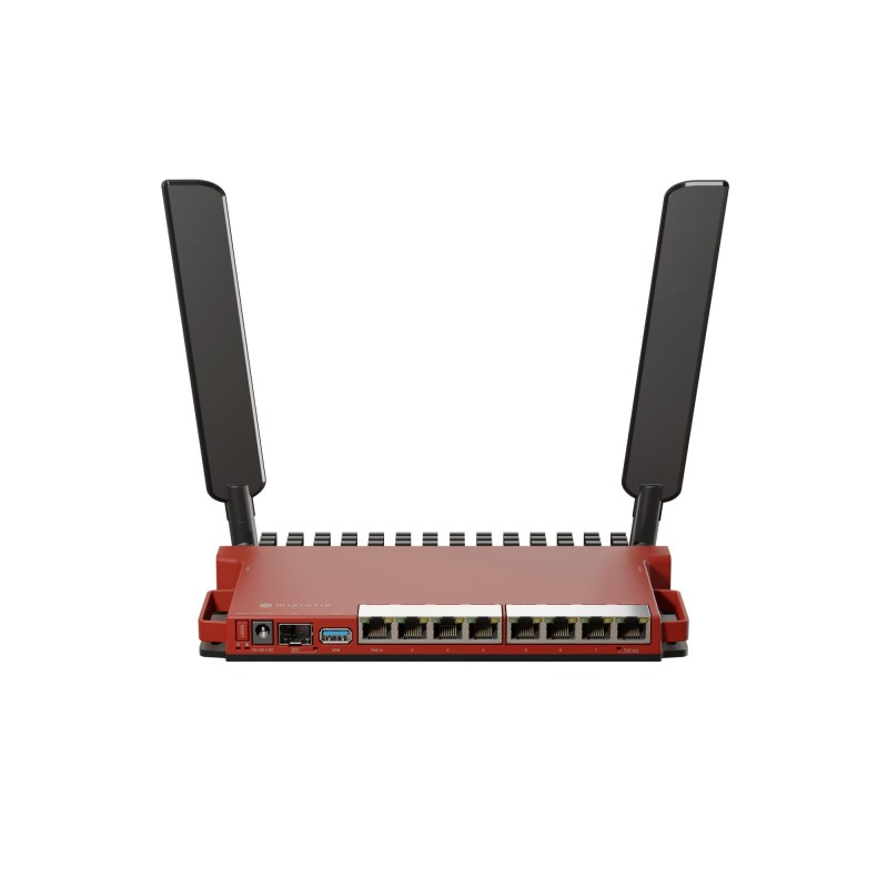 4752224008596Wireless Router|MIKROTIK|Wireless Router|Wi-Fi 6|IEEE 802.11ax|USB 3.0|8x10/100/1000M|1xSPF|Number of antennas 2|L009UIGS-2HAXD-