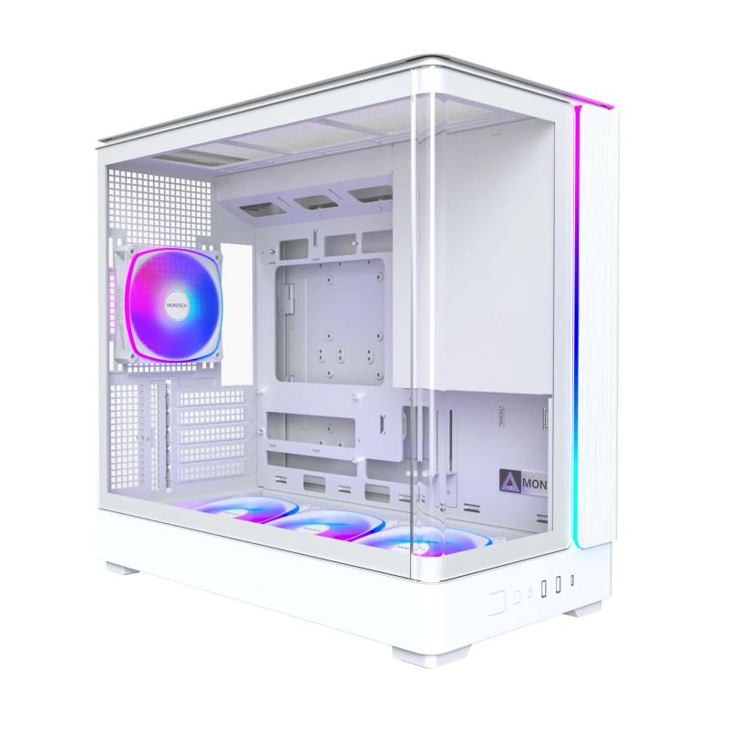 4710562746242Case|MONTECH|micro ATX/Mini-ITX|White|Midi Tower|PC|KING 15 PRO|KING15PRO(W)