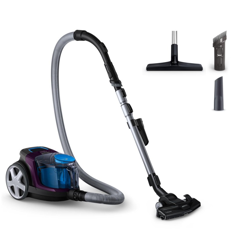8710103796312Vacuum Cleaner|PHILIPS|Canister/Bagless|750 Watts|Capacity 1.5 l|Noise 76 dB|Purple|Weight 4.5 kg|FC9333/09