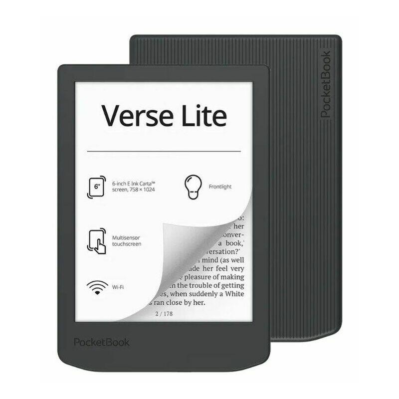 7640152097584E-Reader|POCKETBOOK|Verse Lite 619 6'|6"|1024x758|1xUSB-C|Wireless LAN|Grey|PB619-T-WW