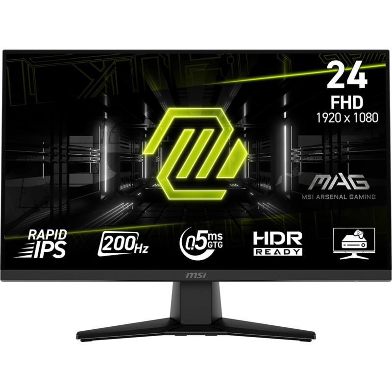 4711377289795LCD Monitor|MSI|MAG 242F|23.8"|Gaming|Matte|Panel IPS|1920x1080|16:9|200Hz|0.5 ms|Colour Black|MAG242F