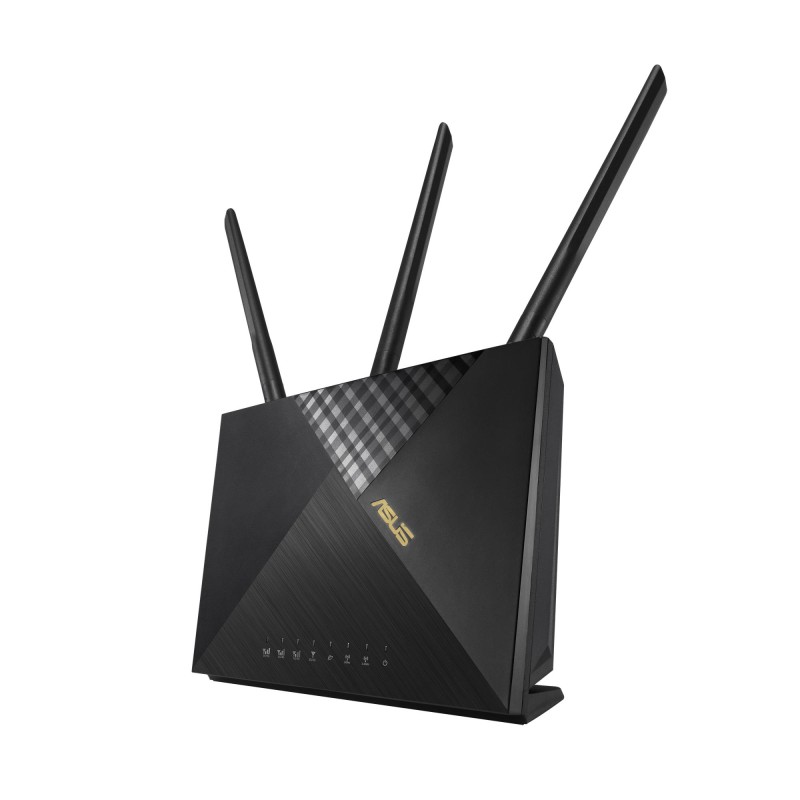 4718017869225Беспроводной роутер ASUS Беспроводной роутер 1800 Mbps Wi-Fi 5 Wi-Fi 6 1 WAN 4x10 100 1000M Number of 4 4G-AX56