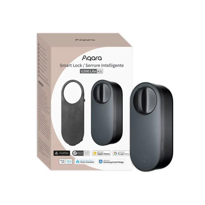 6975833359059SMART HOME LOCK U200 LITE KIT Must EL-D03D-B AQARA