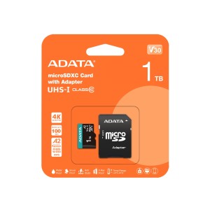 4710273772165MEMORY MICRO SDXC 256GB W/AD./AUSDX256GUI3V30SHA2-RA1 ADATA
