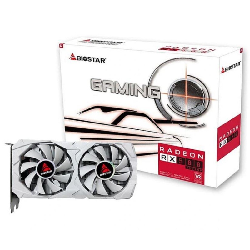 4712960688155Graphics Card|BIOSTAR|AMD|Radeon RX 580|8 GB|GDDR5|256 bit|PCI Express x16 3.0|VA5825RQ82