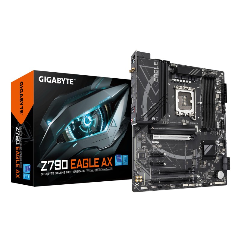 4719331860998Mainboard|GIGABYTE|Intel Z790 Express|LGA 1700|ATX|RAM DDR5-SDRAM|4xSlots|Wi-Fi Yes|Bluetooth Yes|3xNumber of M.2 (M) slots|Z790