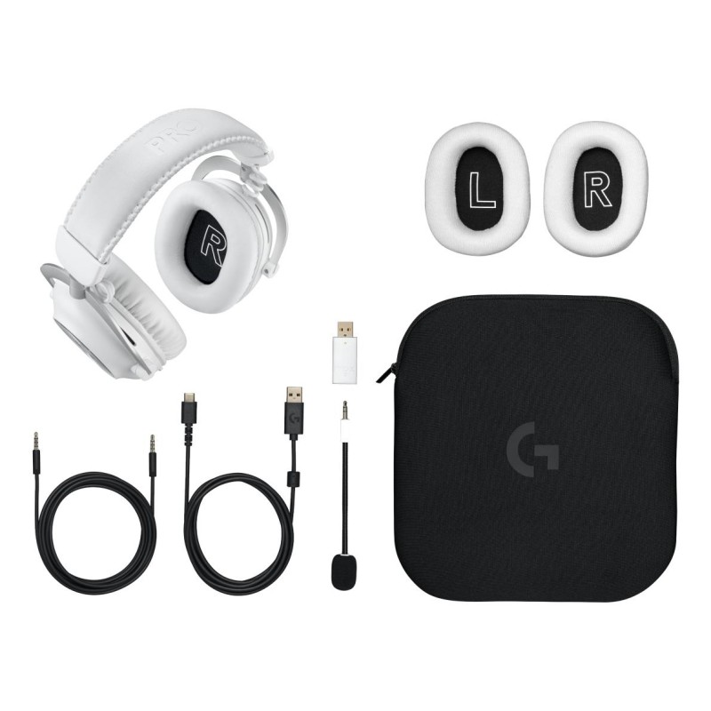 5099206109063HEADSET G PRO X 2 GAMING/WHITE 981-001269 LOGITECH