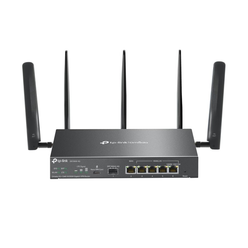 4895252500714NET ROUTER 1000M 6PORT VPN/OMADA 4G+ ER706W-4G TP-LINK