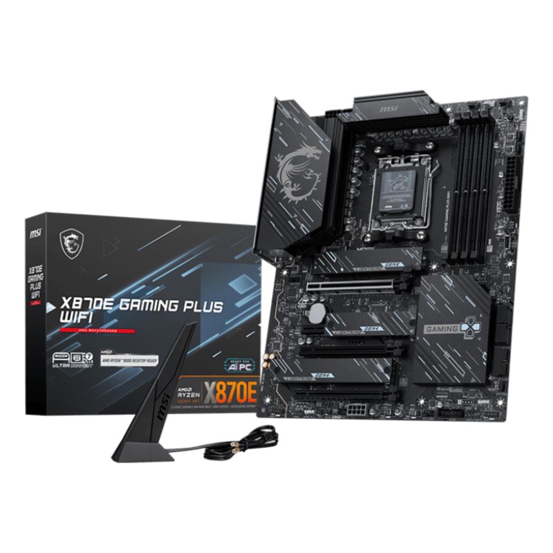 4711377347594Mainboard|MSI|AMD X870E|SAM5|ATX|Memory DDR5|X870EGAMINGPLUSWIFI