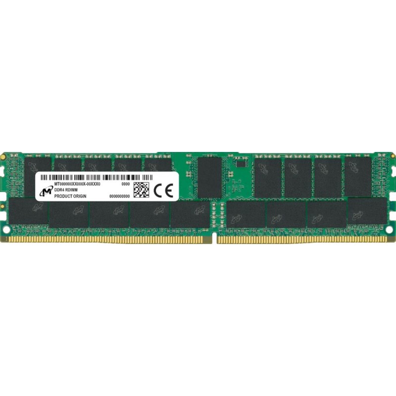 649528928856Server Memory Module|MICRON|DDR4|16GB|RDIMM/ECC|3200 MHz|1.2 V|Chip Organization 2048Mx72|MTA18ASF2G72PDZ-3G2R