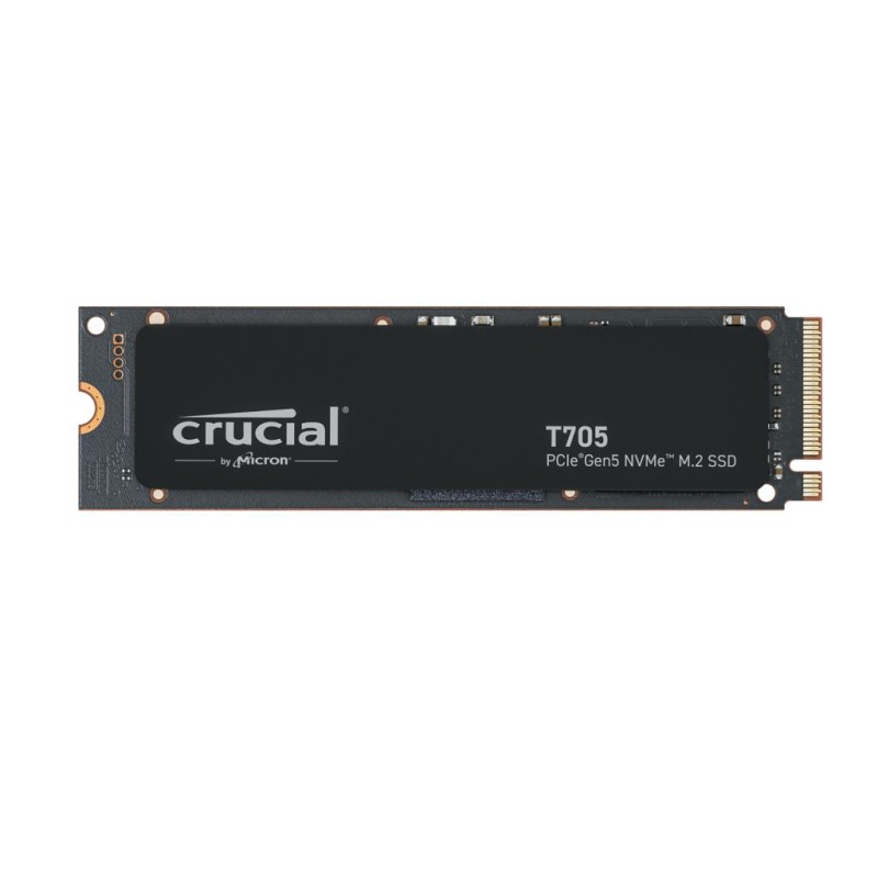 649528940162SSD|CRUCIAL|T705|1TB|M.2|PCIe Gen5|NVMe|Write speed 10200 MBytes/sec|Read speed 13600 MBytes/sec|TBW 600 TB|CT1000T705SSD3