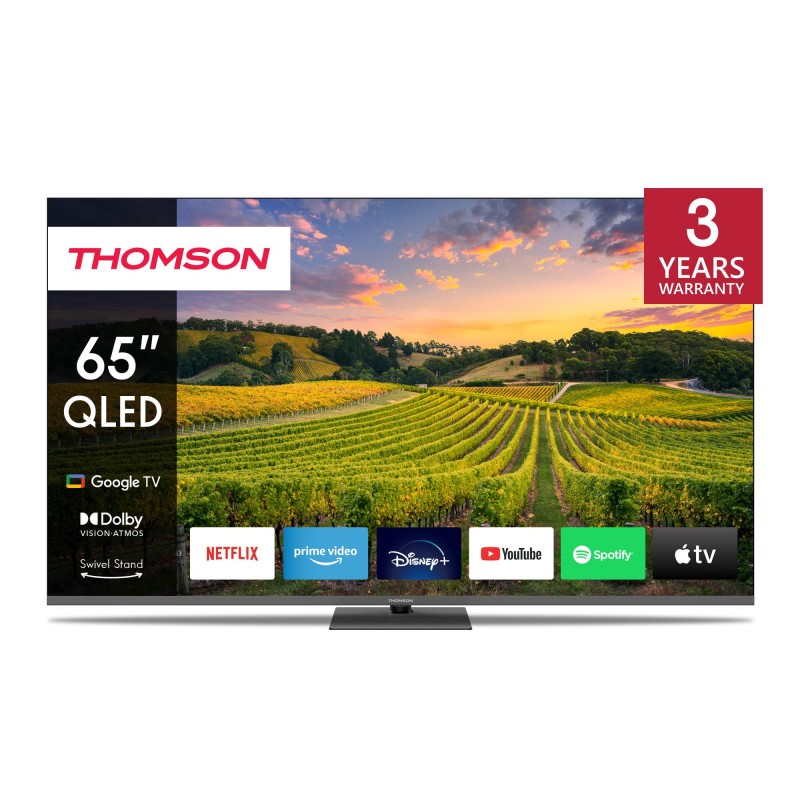9120106662313TV Set|THOMSON|65 "|4K Ultra HD|3840 x 2160 pixels|Flat|QLED|65QG5C14