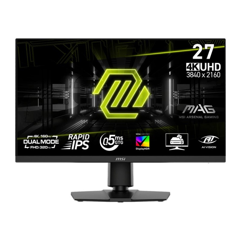4711377307284LCD Monitor|MSI|MAG 272URDF E16|27"|Gaming/4K|Matte|Panel IPS|3840x2160|16:9|160Hz|0.5 ms|Colour Black|MAG272URDFE16