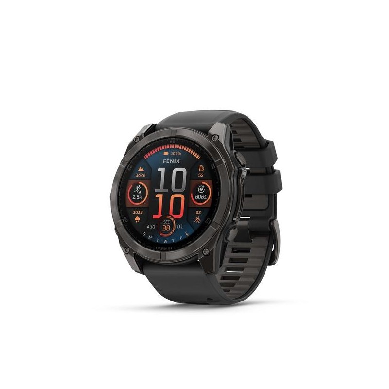753759338206SMARTWATCH FENIX 8 SAPPHIRE/BLACK/GRAY 010-02905-21 GARMIN