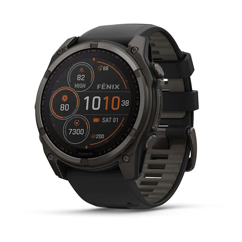 753759339395SMARTWATCH FENIX 8 SAPP. SOLAR/BLACK/GRAY 010-02907-11 GARMIN