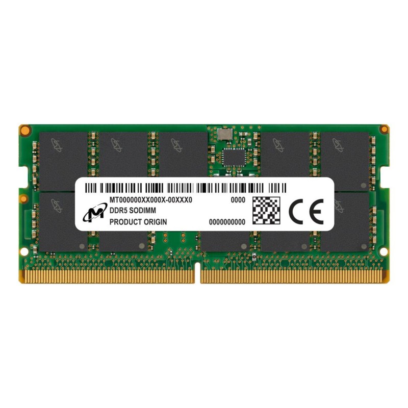 649528939050Server Memory Module|MICRON|DDR5|16GB|ECC|5600 MHz|CL 46|1.1 V|MTC10C1084S1TC56BR