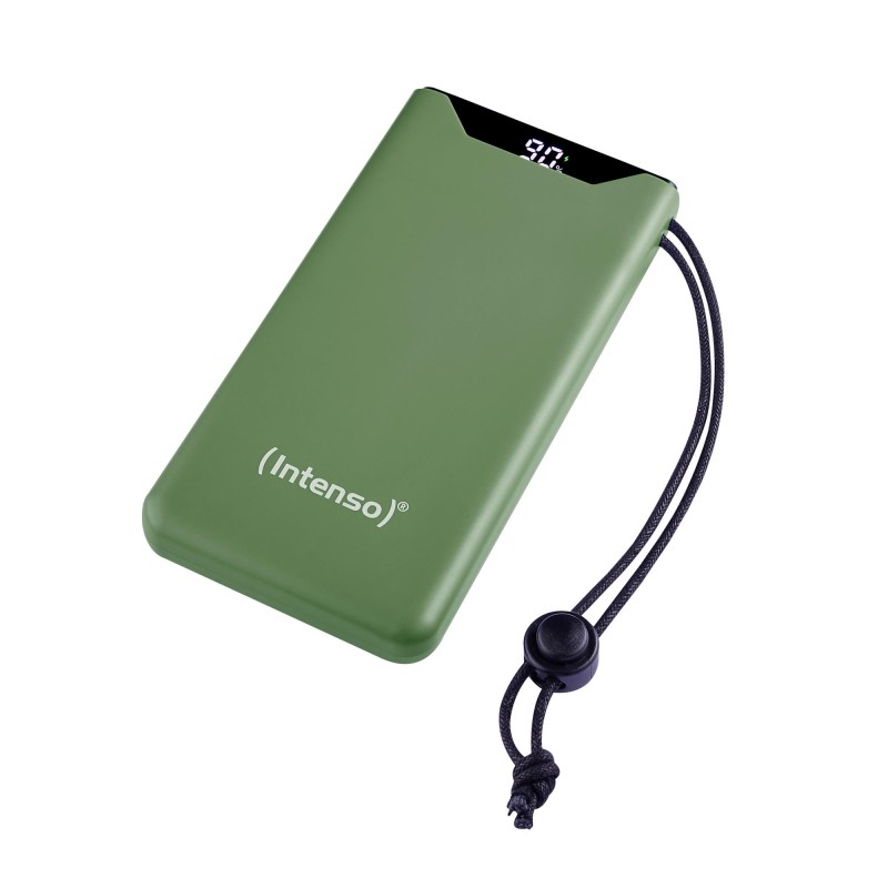 4034303034253POWER BANK USB 10000MAH QC3.0/GREEN 7332037 INTENSO