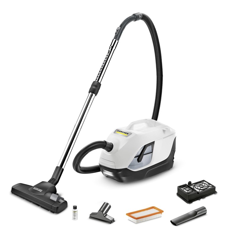 Vacuum Cleaner|KARCHER|Input power 650 W|Dust capacity 2 L|Cylinder vacuum|Cleaning type Dry|Dust container Bagless|Colour Black