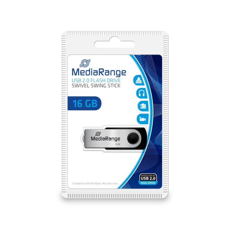 4260057126214MEMORY DRIVE FLASH USB2 16GB/MR910 MEDIARANGE