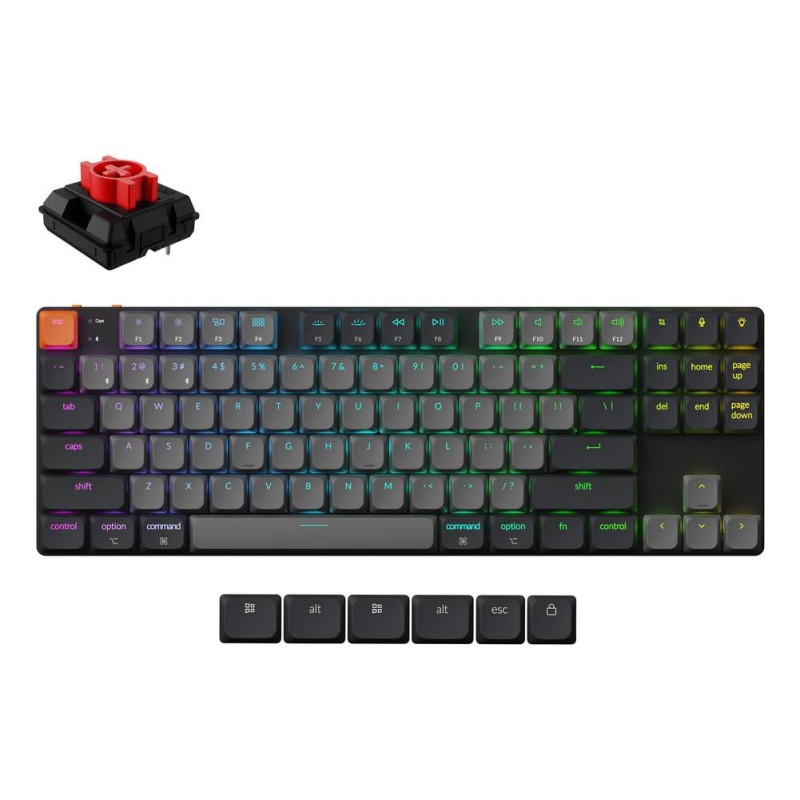 4895248888642KEYBOARD WRL K1 RGB/BLACK K1X-B1 KEYCHRON