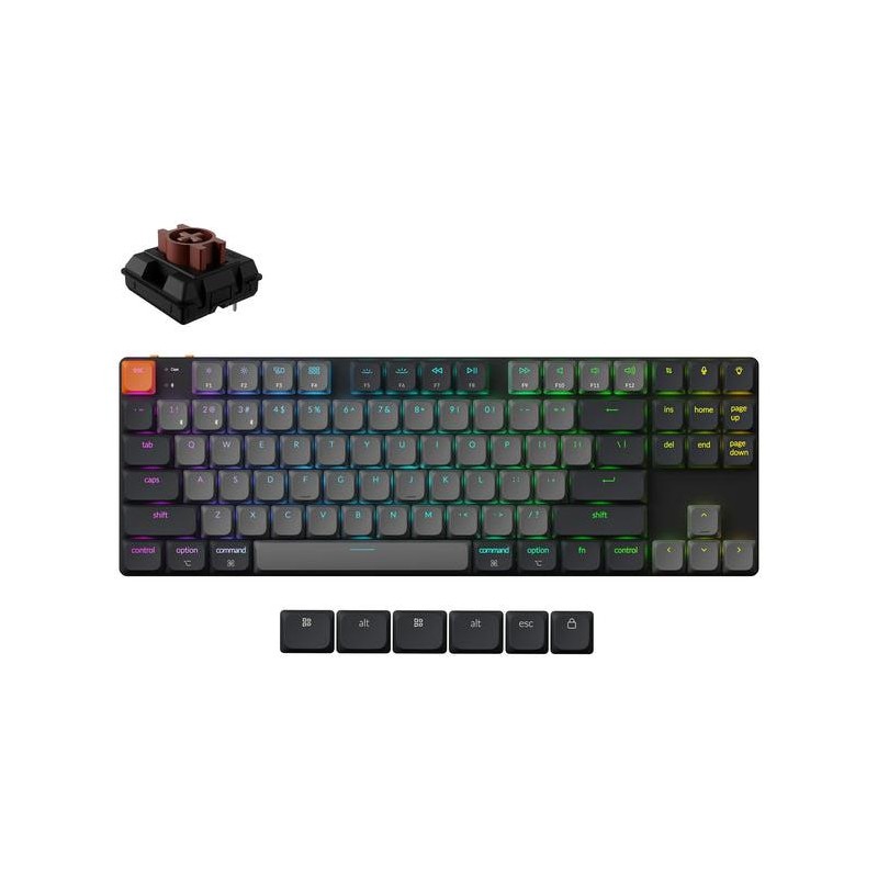 4895248888659KEYBOARD WRL K1 RGB/BLACK K1X-B3 KEYCHRON