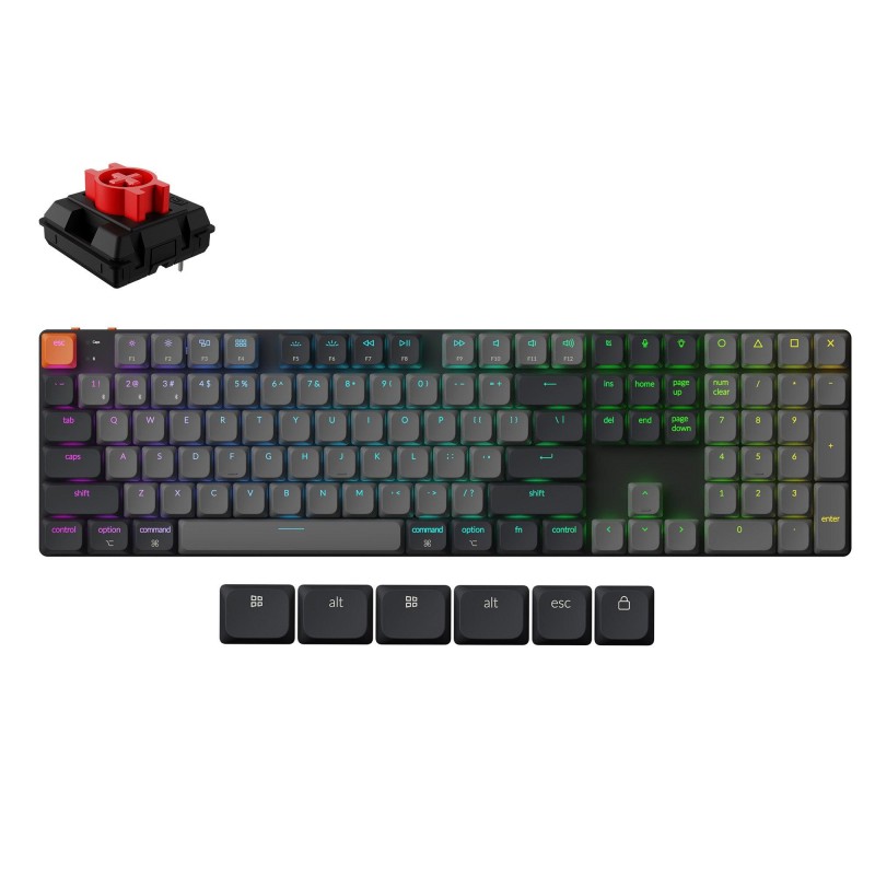 4895248888901KEYBOARD WRL K5 RGB/BLACK K5X-H1 KEYCHRON