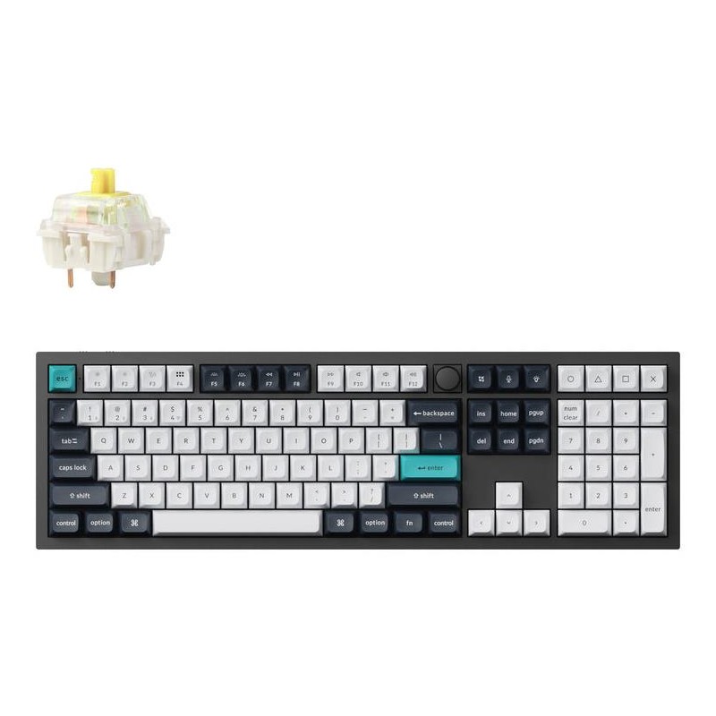4895248865766KEYBOARD WRL Q6 MAX RGB/CARBON BLACK Q6M-M4 KEYCHRON
