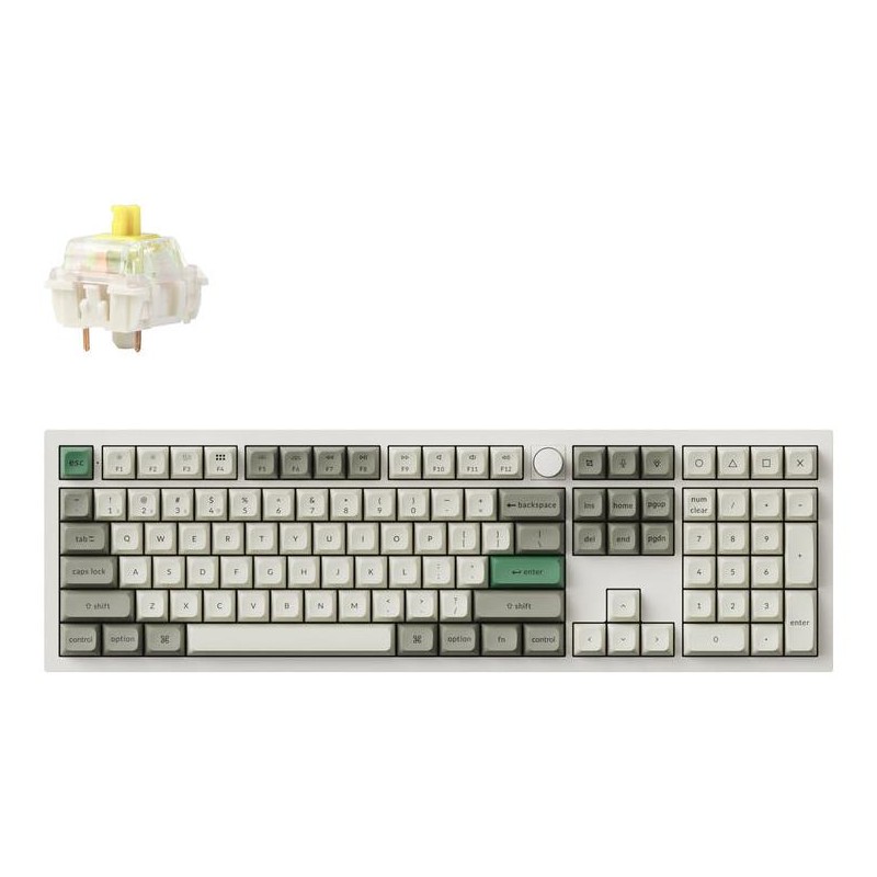 4895248865797KEYBOARD WRL Q6 MAX RGB/SHELL WHITE Q6M-P4 KEYCHRON