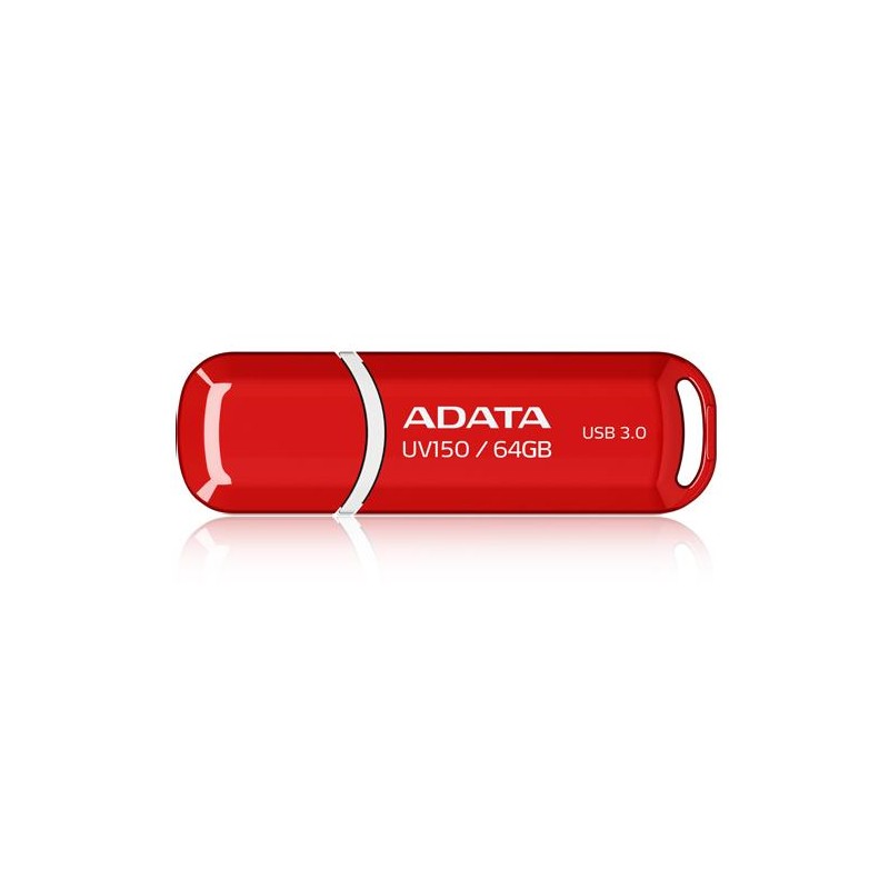 4713435799307MEMORY DRIVE FLASH USB3.1 64GB/RED AUV150-64G-RRD ADATA