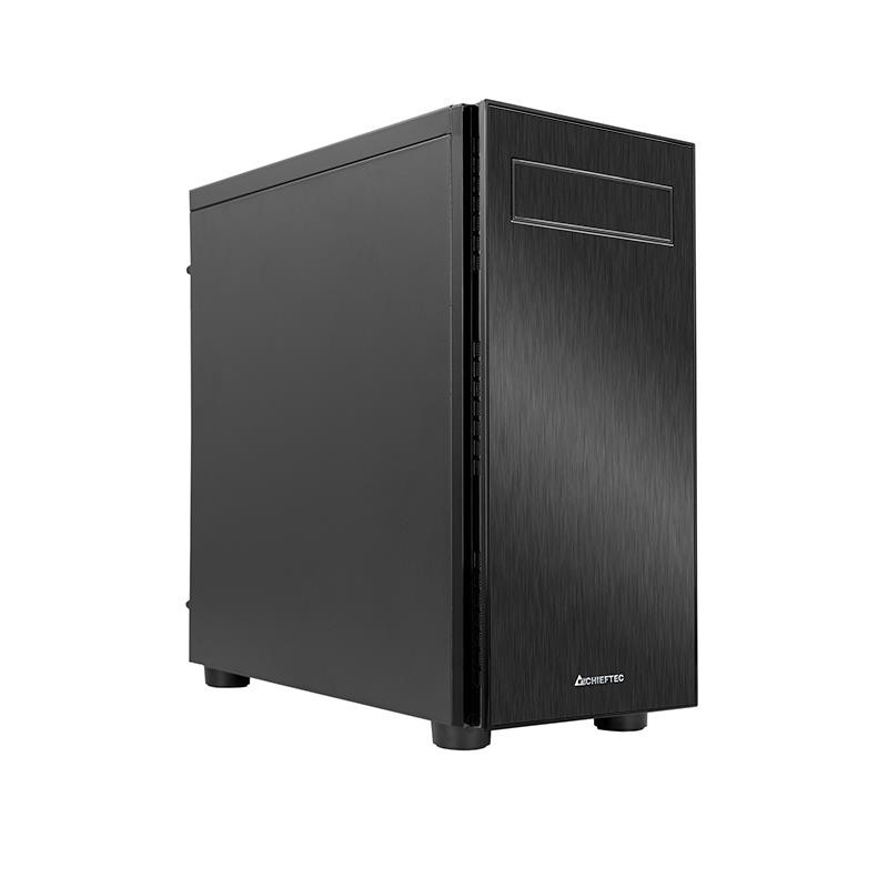 0753263076281Case CHIEFTEC HAWK MidiTower Not included ATX MicroATX MiniITX Colour Black AL-02B-OP