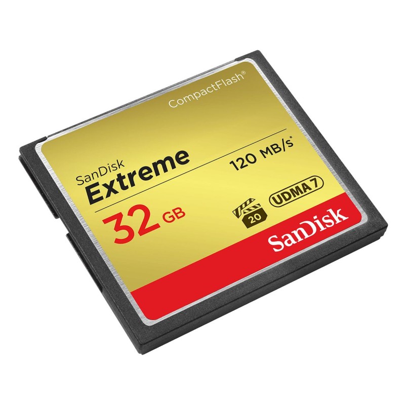 619659123680MEMORY COMPACT FLASH 32GB/SDCFXSB-032G-G46 SANDISK