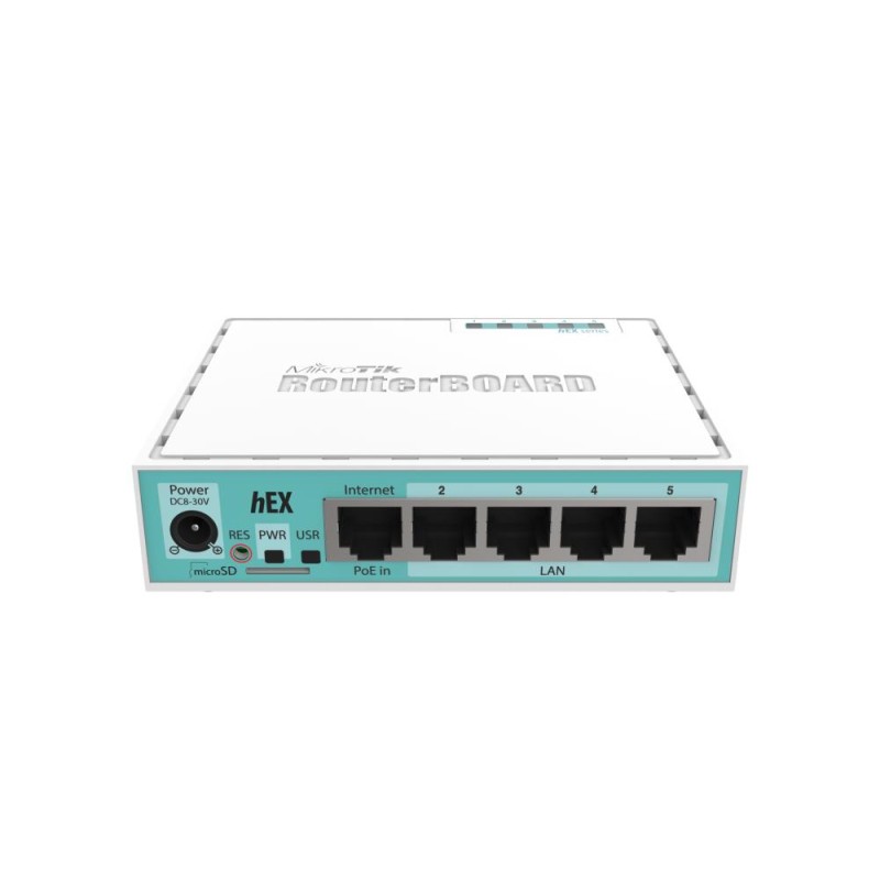 4752224002761NET ROUTER 10/100/1000M 5PORT/HEX RB750GR3 MIKROTIK