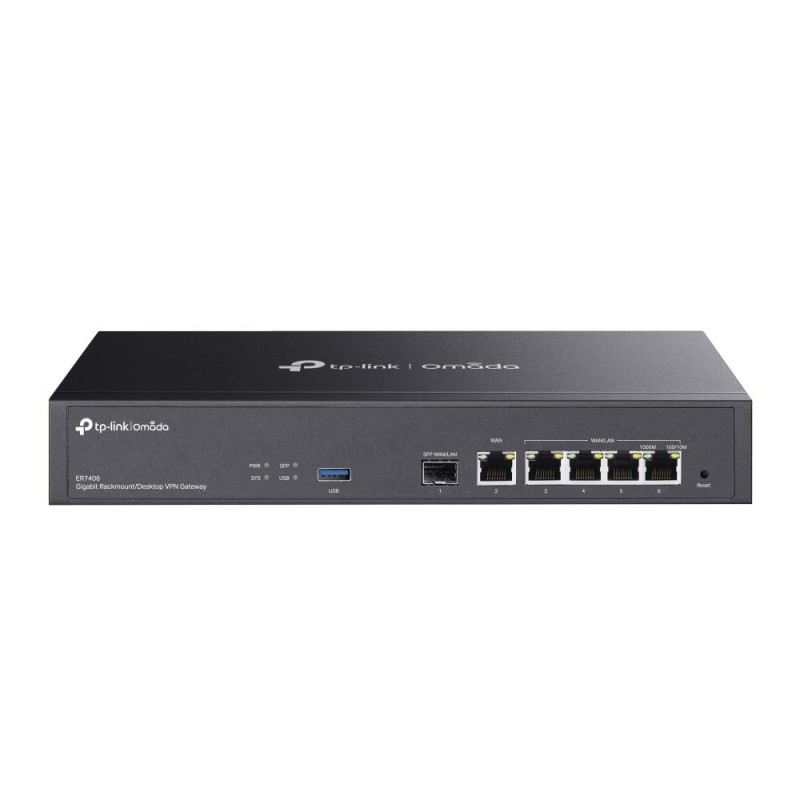 8885020622300NET ROUTER 1000M 6PORT VPN/OMADA ER7406 TP-LINK
