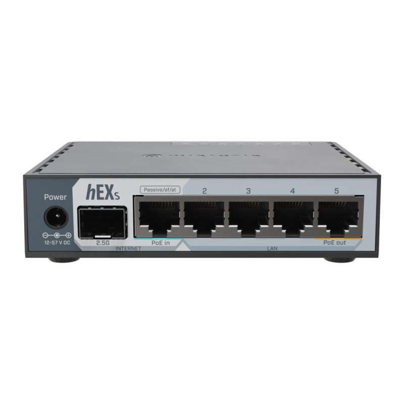 4752224009753NET ROUTER/SWITCH 5PORT 1000M/HEX S E60IUGS MIKROTIK