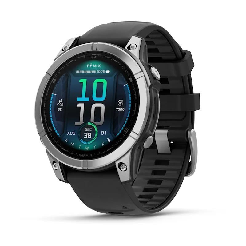 753759341336nutikell FENIX E/STEEL/BLCK 010-03025-00 GARMIN
