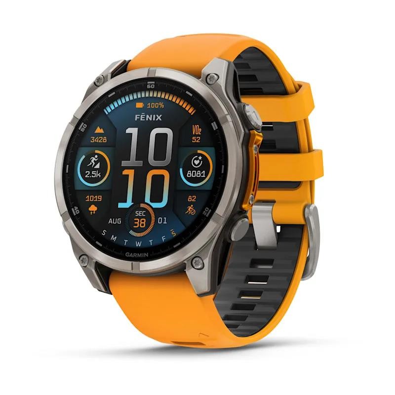 753759338084nutikell FENIX 8 SAPPHIRE/ORANGE 010-02904-11 GARMIN