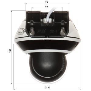 IP PTZ CAMERA INDOOR OMEGA-50P4-2AP - 5 Mpx 3.35 ... 10 mm