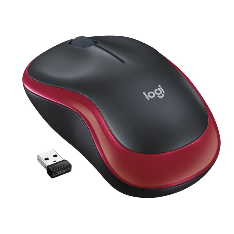 5099206028845MOUSE USB OPTICAL WRL M185/RED 910-002237 LOGITECH