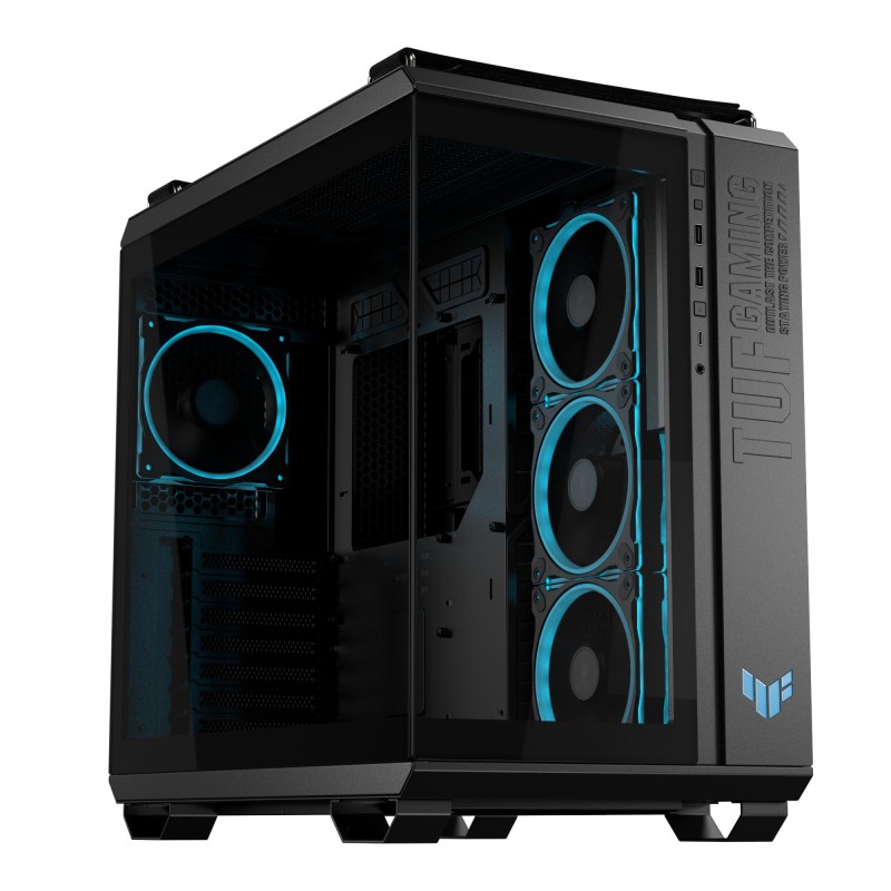 4711387696613Case ASUS TUF Gaming GT502 Horizon MidiTower Case product features Transparent panel Not included ATX MicroATX MiniITX Colour Bl