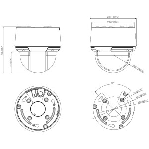 IP SPEED DOME CAMERA - 3.7 Mpx 5 ... 125 mm DAHUA