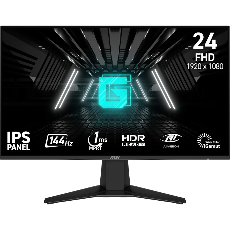 4711377289689LCD Monitor MSI G242L E14 23.8" Gaming Tilt Matte Panel IPS 1920x1080 16:9 144Hz 1 ms Colour Black G242LE14