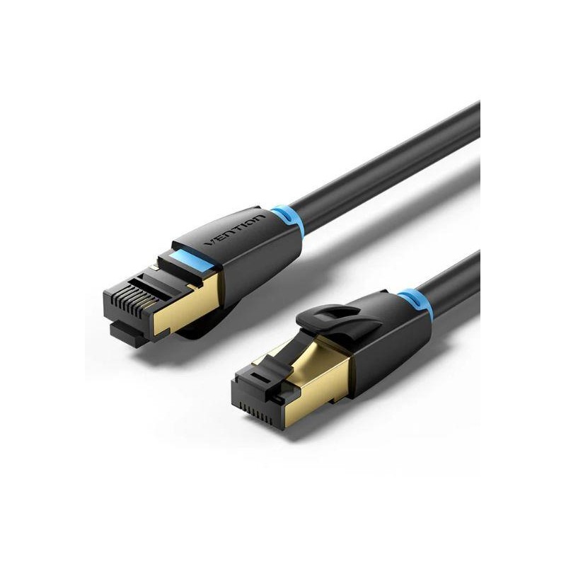 6922794742802PATCH CABLE CAT.8 SFTP/0.5M BLACK IKABD VENTION
