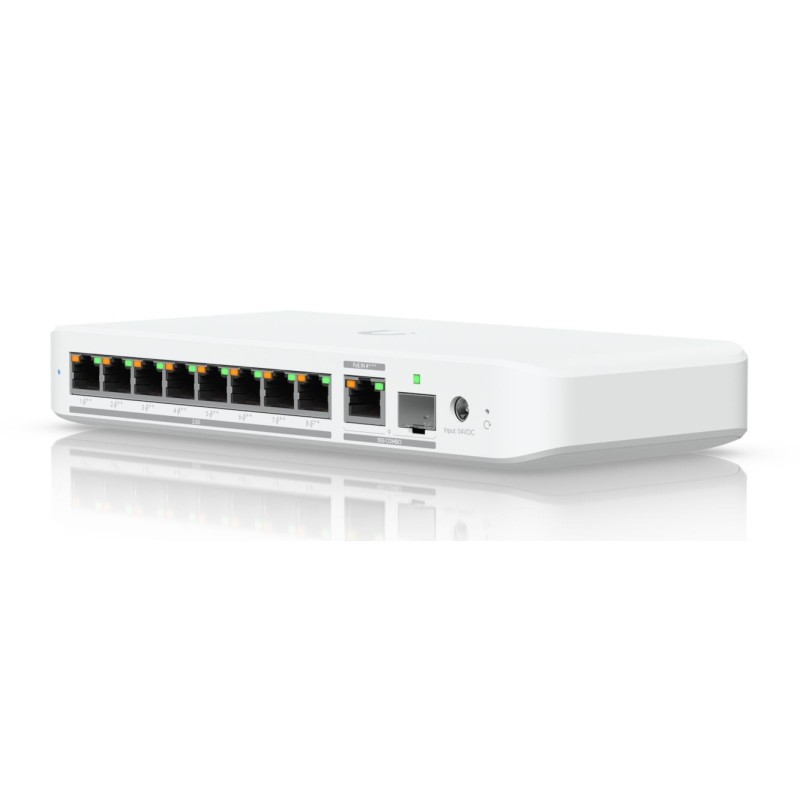 810084695968Сетевой коммутатор UBIQUITI USW-FLEX-2.5G-8-POE Desktop/pedestal 8x2.5GbE 8 USW-FLEX-2.5G-8-POE