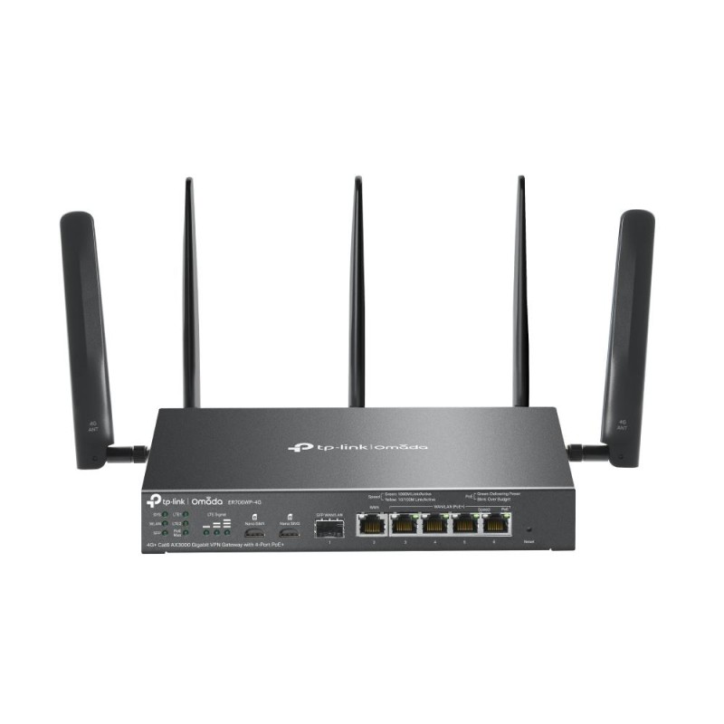 8885020627428WRL ROUTER 1000M 6PORT VPN OMADA 4G+ ER706WP-4G TP-LINK