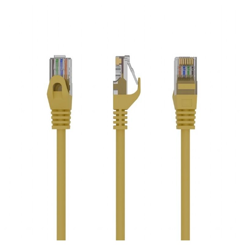 8716309093330PATCH CABLE CAT6 UTP 0.5M/YELLOW PP6U-0.5M/Y GEMBIRD