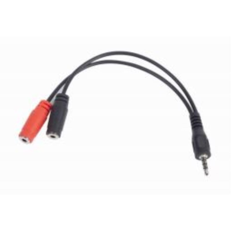 8716309075442CABLE AUDIO 3.5MM 4-PIN TO 3.5MM S+MIC CCA-417 GEMBIRD