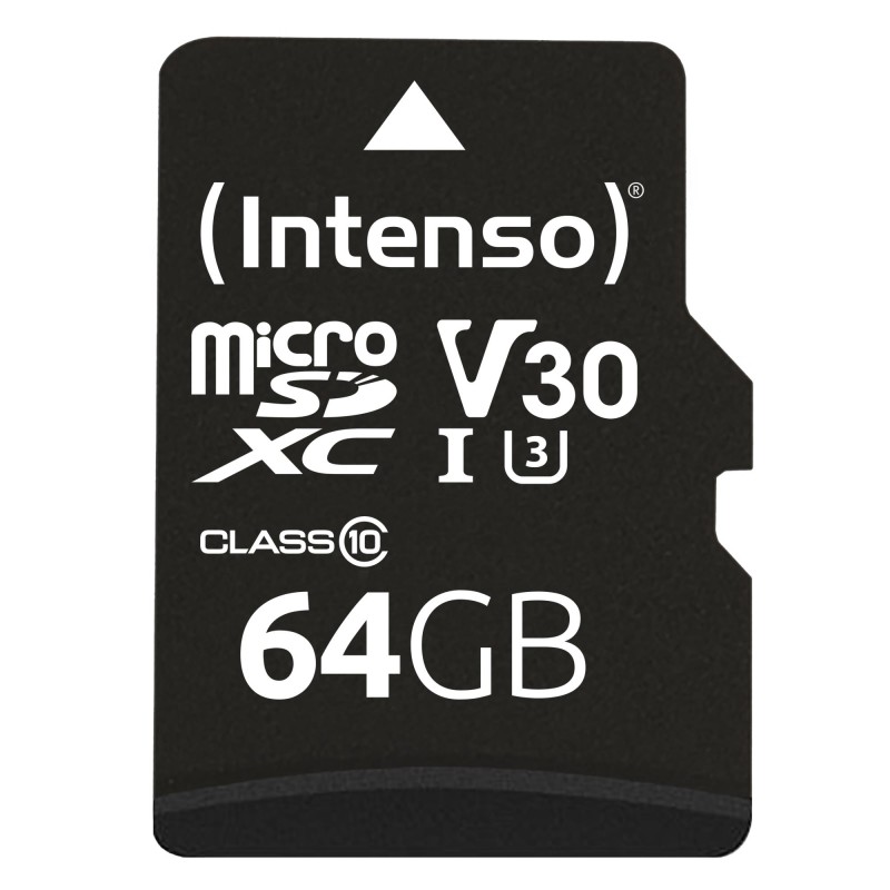 4034303022366MEMORY MICRO SDXC 64GB C10/W/ADAPTER 3433490 INTENSO